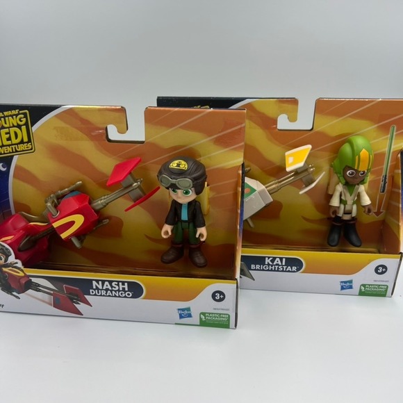 Other - Star Wars Young Jedi Adventures Nash Durango &‎ Kai Brightstar Figure 2-Pack